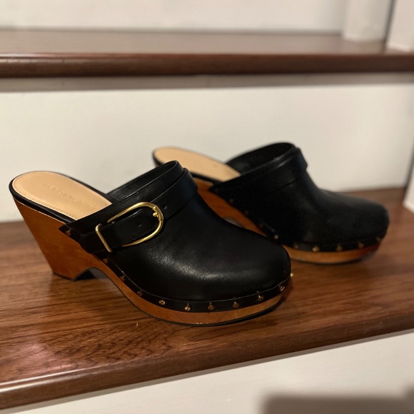 Veronica Beard Hendrix buckled  Clogs - Picture 9 of 9